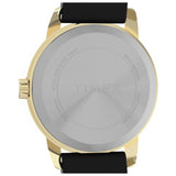 Timex ladies black leather strap watch - British product