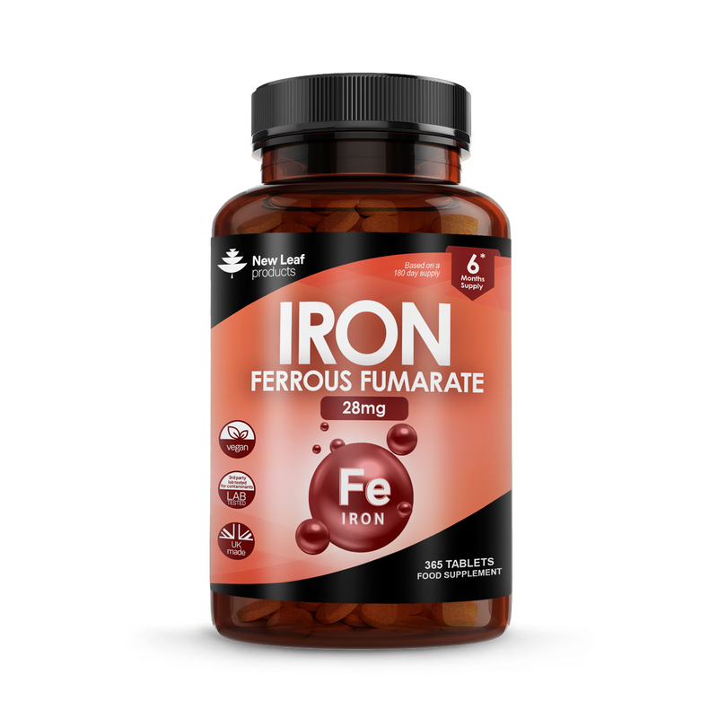 New Leaf Products iron ferrous fumarate tablets 365 - British product