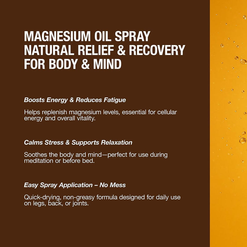 Magnesium oil spray high strength 800 sprays (British brand)