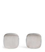 Harrods Giorgio Armani Sterling Silver Round Cufflinks- Buy online at McGrocer