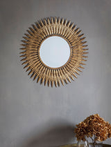 Next Gallery Home Gold Quill Starburst Wall Mirror 62cm- Buy online at McGrocer