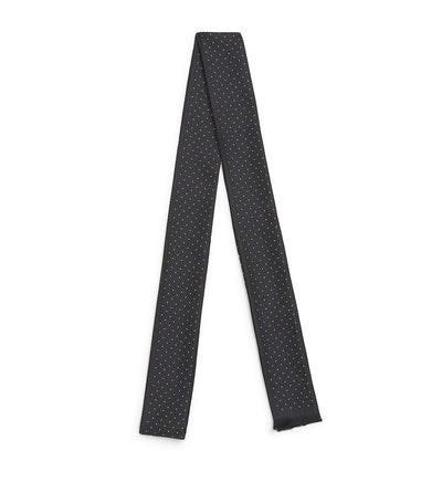 Harrods TOM FORD Silk Polka-Dot Scarf 6cm x 218cm- Buy online at McGrocer