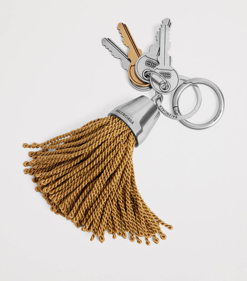 Balenciaga keyring with pom-pom and keys - British product