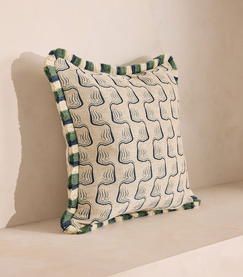 Soho Home Theron cushion 50cm, imported from the UK