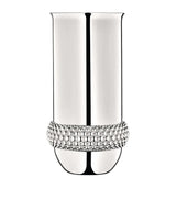 Harrods Christofle Silver-Plated Perles Vase 29cm- Buy online at McGrocer