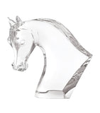 Lalique crystal horse head sculpture 38cm, UK version
