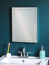 Next Showerdrape Marylebone Diamond Cut Bathroom Mirror 60cm x 45cm- Buy online at McGrocer
