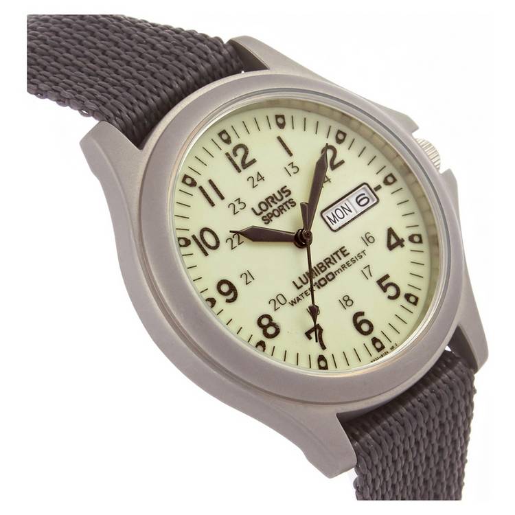 Lorus men's Lumibrite watch 35mm, UK version