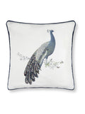Laura Ashley blue peacock cushion square, UK version