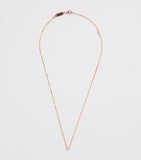 Harrods rose gold and diamond necklace 0.25ct, imported from the UK