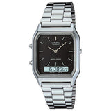 Casio silver stainless steel watch, imported from the UK