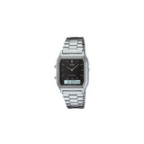 Casio silver stainless steel watch, imported from the UK