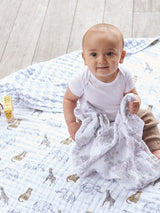 Next aden + anais White Dream Blanket Jungle 100% Cotton Muslin Baby Blanket 120cm x 120cm- Buy online at McGrocer