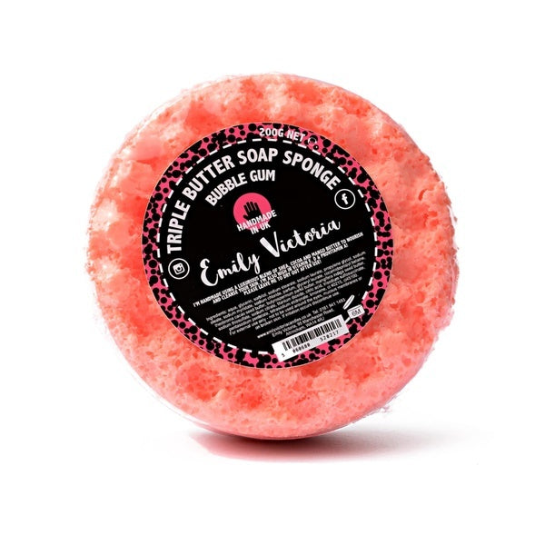 Emily Victoria triple butter soap sponge bubble gum - British product