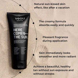 Veoli Botanica bronzing body lotion gradual self-tanner 200ml, UK version