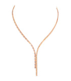 Chaumet rose gold Bee de Chaumet asymmetric necklace, UK version