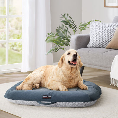 Costco UK Kirkland Signature Square Plush Tufted Napper Pet Bed 40- Buy online at McGrocer