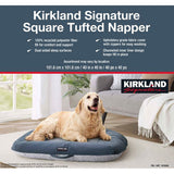 Kirkland Signature square plush tufted napper pet bed 40 inch, UK version