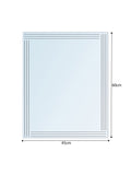 Showerdrape Kensington rectangular bathroom mirror 60x45cm, UK version