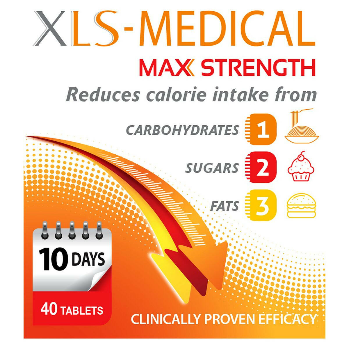 XLS-Medical Max Strength - 40 Tablets (10 Day Supply) GOODS Boots