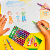 Crayola Twistable crayons assorted colors 24 pack (British brand)