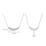 Costco diamond necklace 0.57ct round brilliant cut white gold, imported from the UK