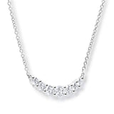 Costco diamond necklace 0.57ct round brilliant cut white gold, imported from the UK