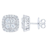 Costco Diamond Earrings 1.50ctw Round Brilliant 14ct White Gold - British product