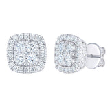 Costco UK Costco Diamond Stud Earrings Round Brilliant Cut 1.50ctw White Gold- Buy online at McGrocer