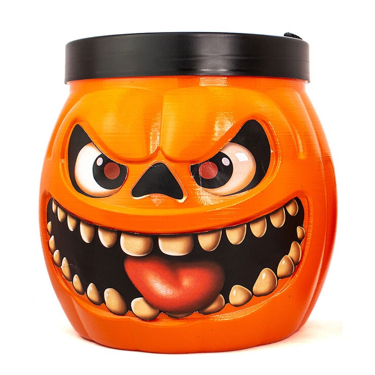 Wonkandy Halloween pumpkin 1kg sweets bucket, UK version