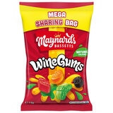 Maynards Wine Gums gummy sweets 1kg, imported from the UK