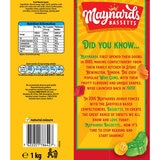 Maynards Wine Gums gummy sweets 1kg, imported from the UK