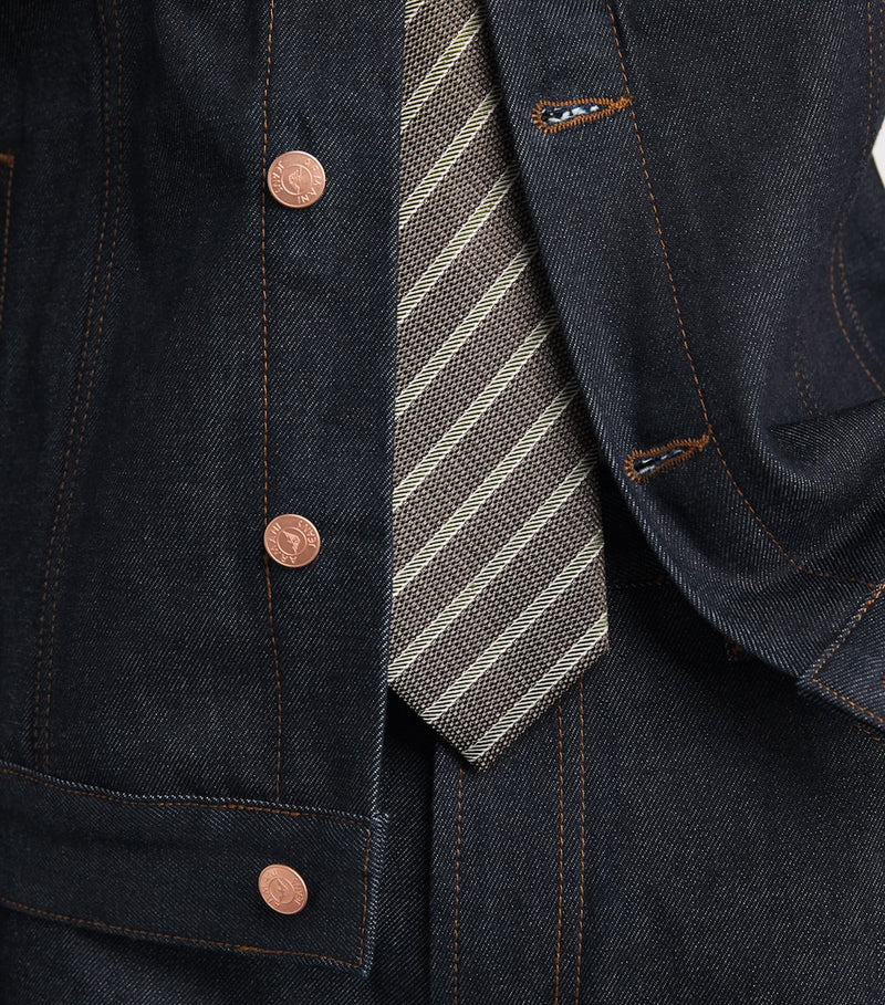 Emporio Armani silk stripe tie - British product