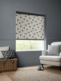 Emily Bond Coal Marley roller blinds - British product