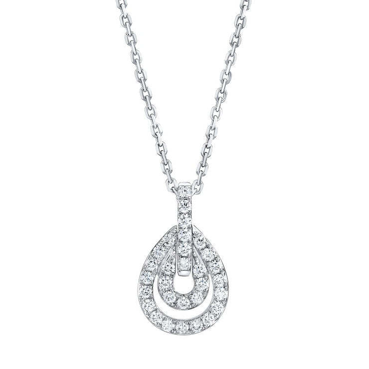 Costco 0.50ct diamond pendant round brilliant 14ct white gold, UK version