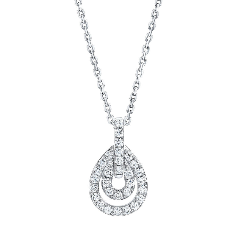 Costco 0.50ct diamond pendant round brilliant 14ct white gold, UK version
