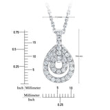 Costco 0.50ct diamond pendant round brilliant 14ct white gold, UK version