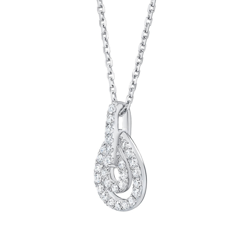 Costco 0.50ct diamond pendant round brilliant 14ct white gold, UK version