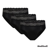 ModiBodi hi-waist bikini brief period underwear 3 pack, imported from the UK