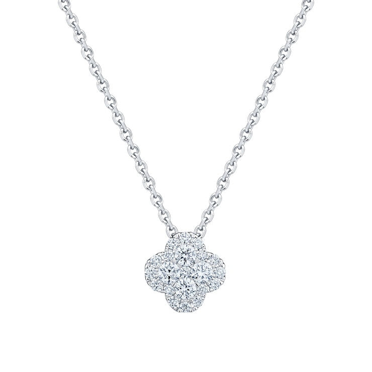 Costco 0.50ctw round brilliant diamond pendant 18ct white gold (British brand)
