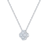 Costco 0.50ctw round brilliant diamond pendant 18ct white gold (British brand)