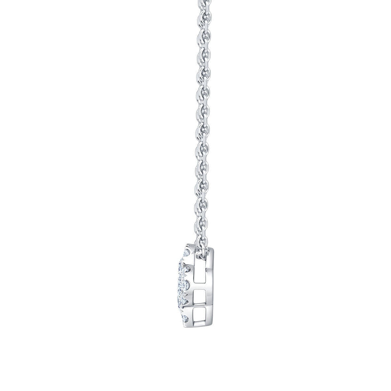 Costco 0.50ctw round brilliant diamond pendant 18ct white gold (British brand)