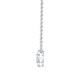 Costco 0.50ctw round brilliant diamond pendant 18ct white gold (British brand)