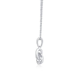 Costco diamond knot pendant 0.20ctw 18ct white gold - British product