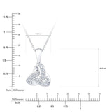 Costco diamond knot pendant 0.20ctw 18ct white gold - British product