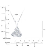 Costco diamond knot pendant 0.20ctw 18ct white gold - British product