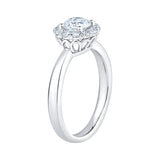 Costco diamond halo ring 1.00ctw round brilliant cut platinum size N, imported from the UK