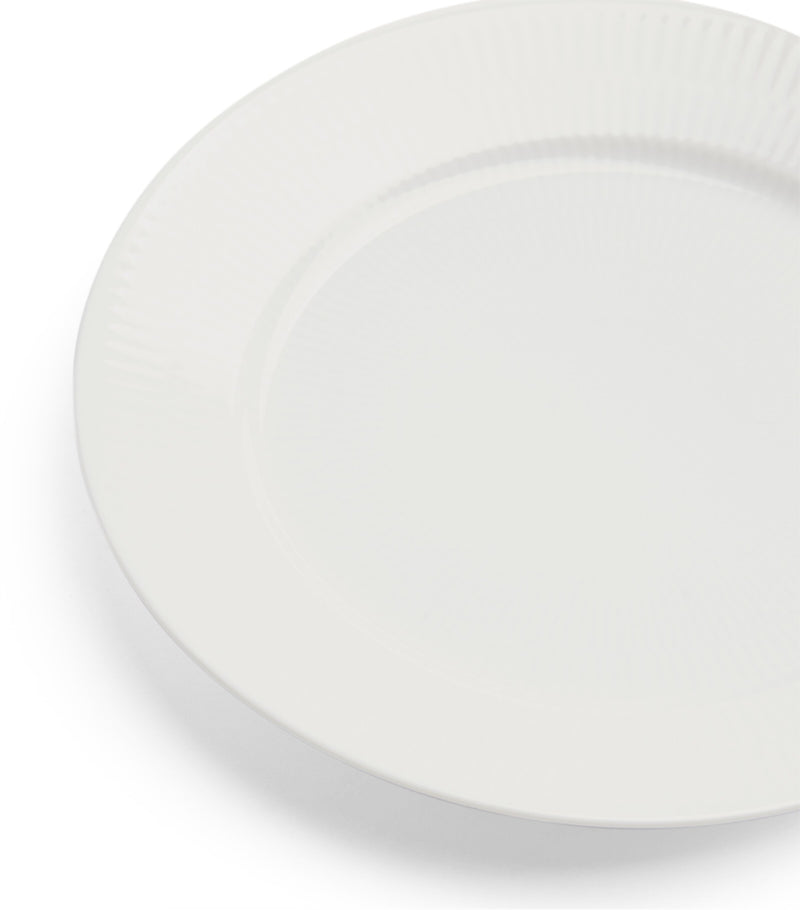 Royal Copenhagen White Fluted plate 22cm, imported from the UK