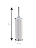 Showerdrape White Opera toilet brush holder 42cm (British brand)