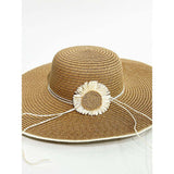 SVNX sunflower straw sun hat, UK version